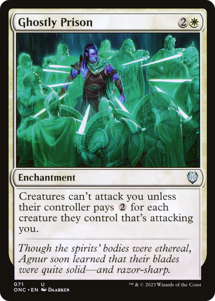 Ghostly Prison [Phyrexia: All Will Be One Commander] | Fandemonia Ltd