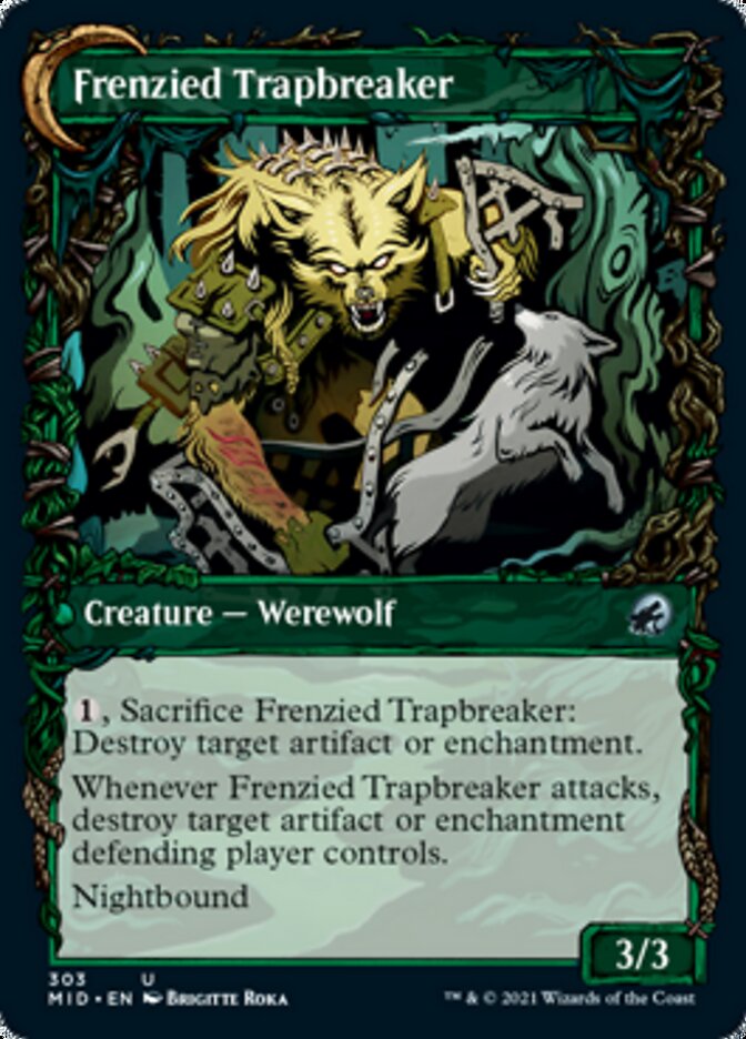 Outland Liberator // Frenzied Trapbreaker (Showcase Equinox) [Innistrad: Midnight Hunt] | Fandemonia Ltd