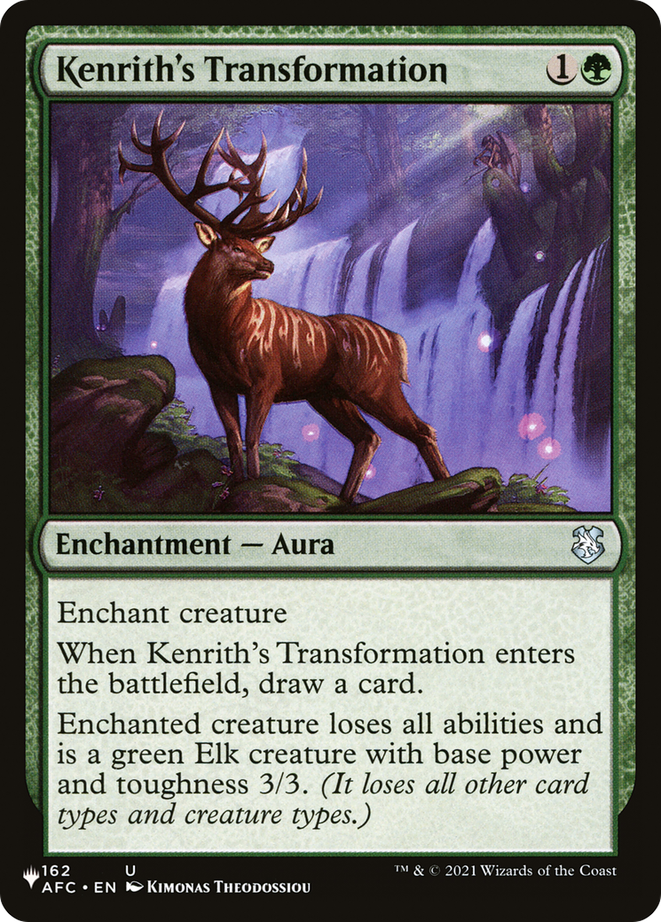 Kenrith's Transformation [The List] | Fandemonia Ltd