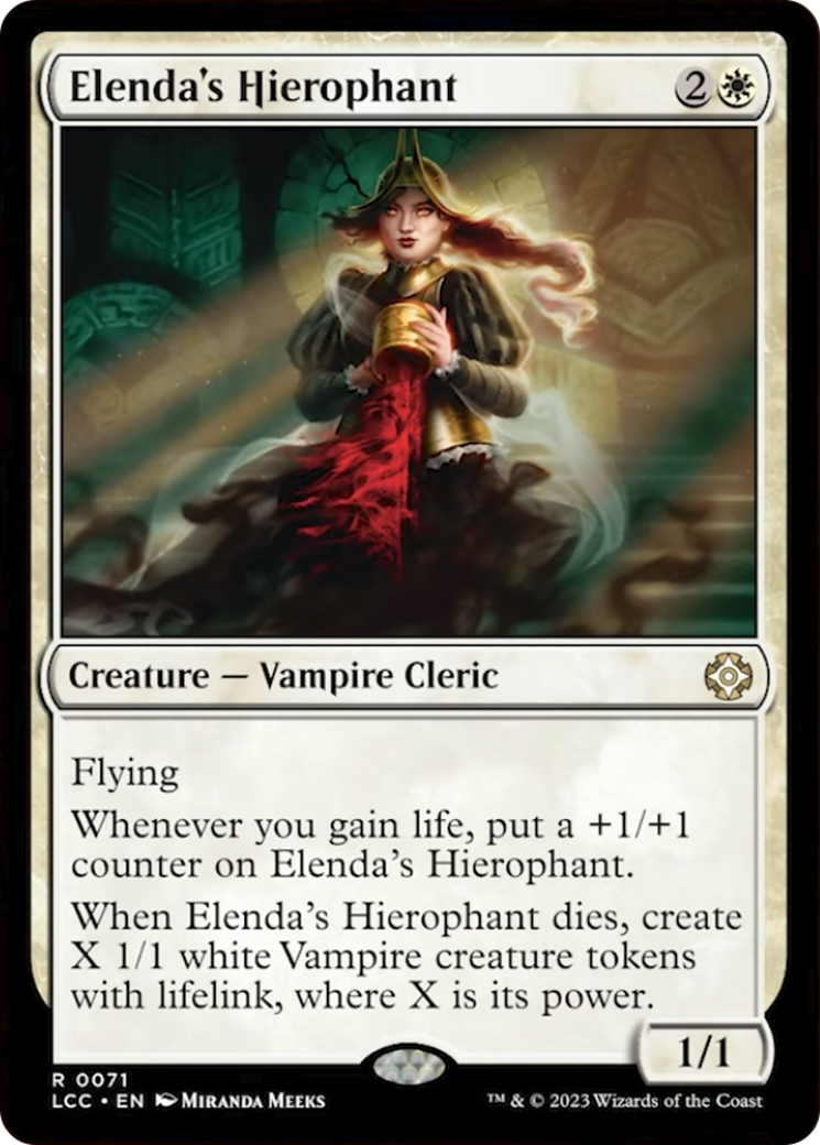 Elenda's Hierophant [The Lost Caverns of Ixalan Commander] | Fandemonia Ltd