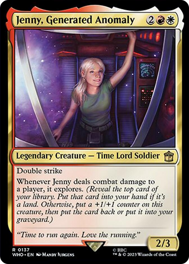 Jenny, Generated Anomaly [Doctor Who] | Fandemonia Ltd