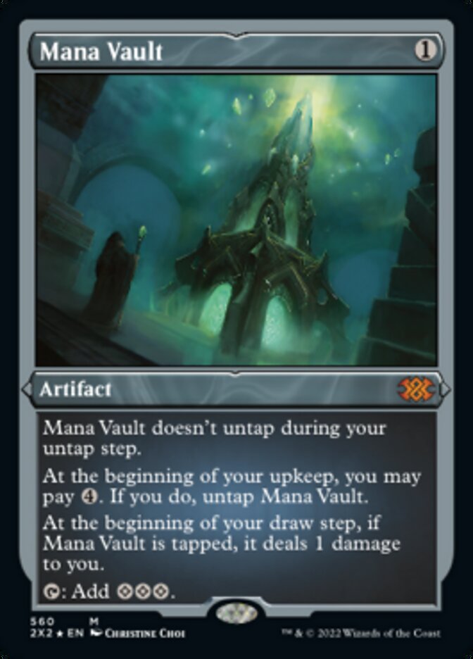 Mana Vault (Foil Etched) [Double Masters 2022] | Fandemonia Ltd