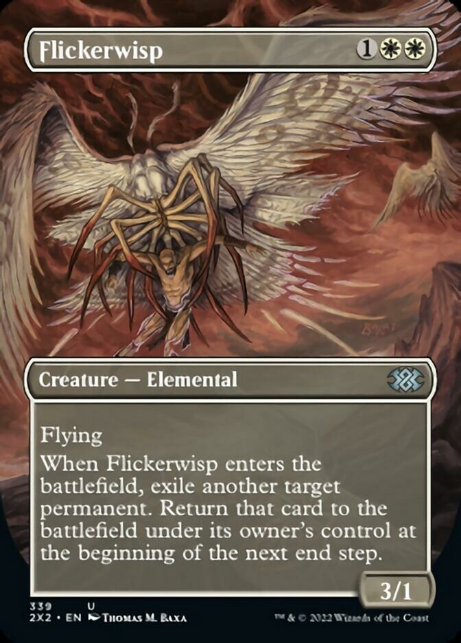 Flickerwisp (Borderless Alternate Art) [Double Masters 2022] | Fandemonia Ltd