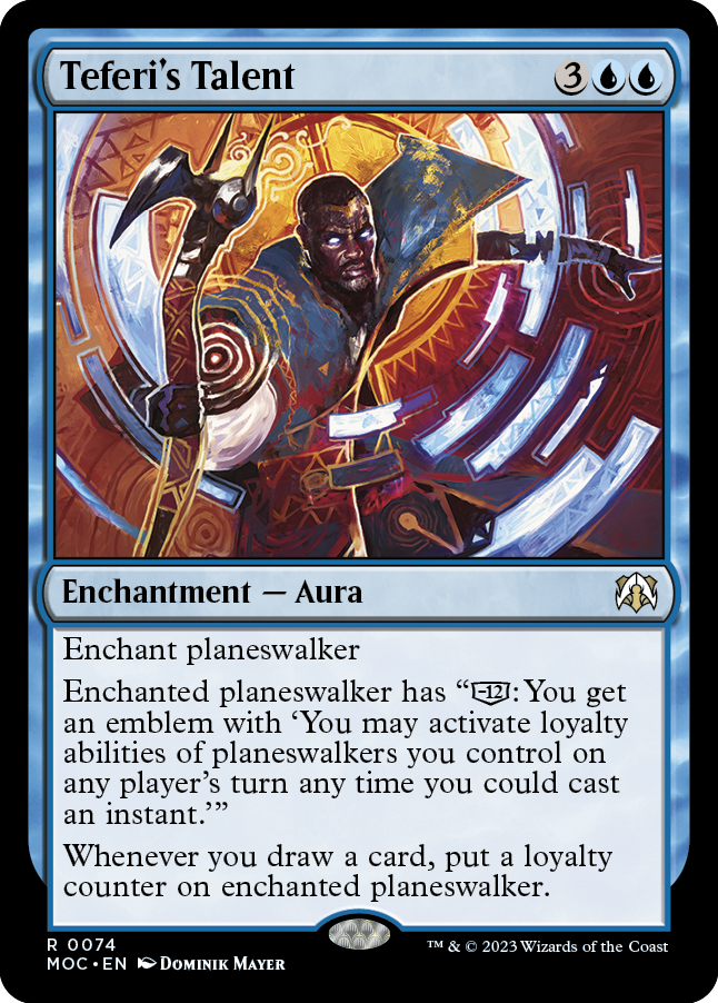 Teferi's Talent [March of the Machine Commander] | Fandemonia Ltd