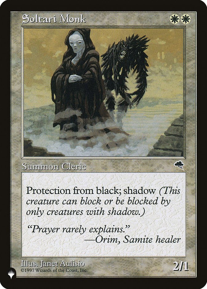 Soltari Monk [The List] | Fandemonia Ltd