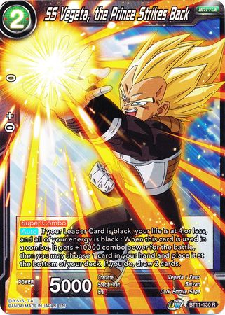 SS Vegeta, the Prince Strikes Back (BT11-130) [Vermilion Bloodline 2nd Edition] | Fandemonia Ltd