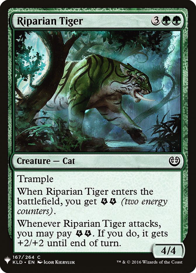 Riparian Tiger [Mystery Booster] | Fandemonia Ltd