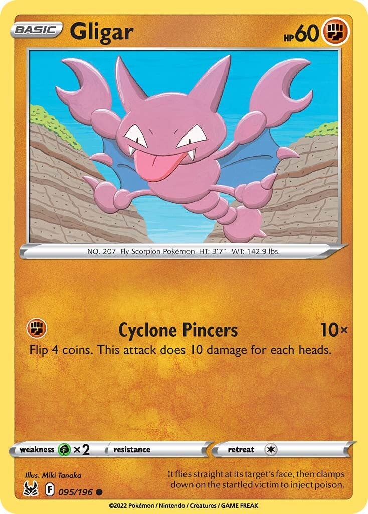 Gligar (095/196) [Sword & Shield: Lost Origin] | Fandemonia Ltd