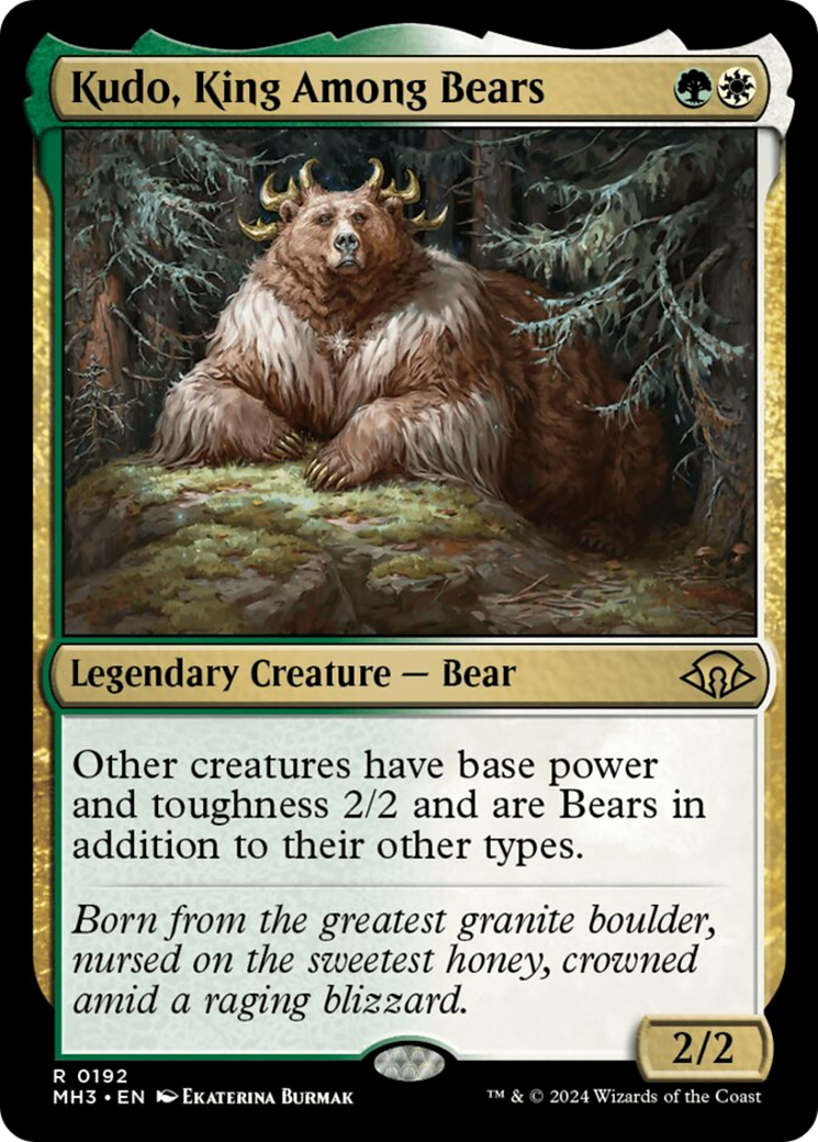 Kudo, King Among Bears [Modern Horizons 3] | Fandemonia Ltd