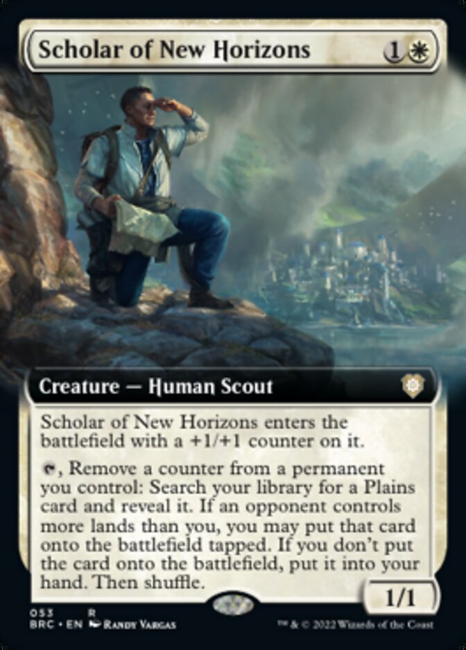 Scholar of New Horizons (Extended Art) [The Brothers' War Commander] | Fandemonia Ltd