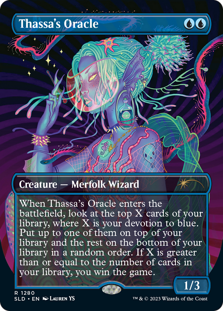 Thassa's Oracle (Borderless) [Secret Lair Drop Series] | Fandemonia Ltd