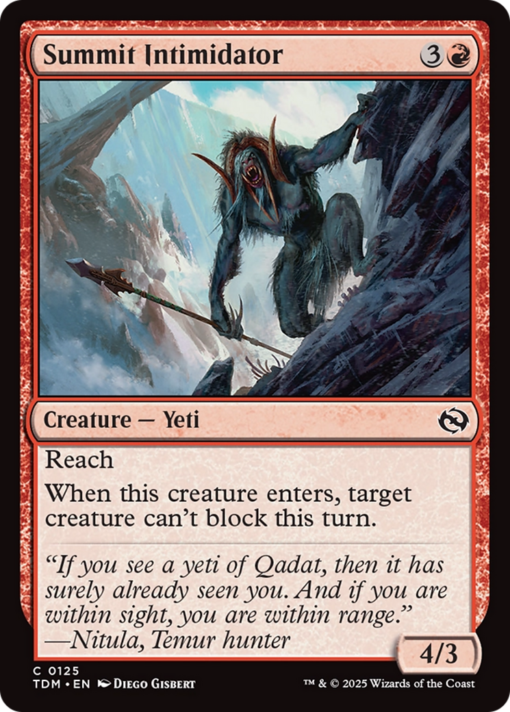 Summit Intimidator [Tarkir: Dragonstorm] | Fandemonia Ltd