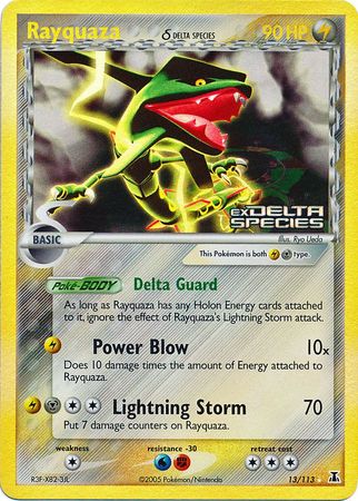 Rayquaza (13/113) (Delta Species) (Stamped) [EX: Delta Species] | Fandemonia Ltd