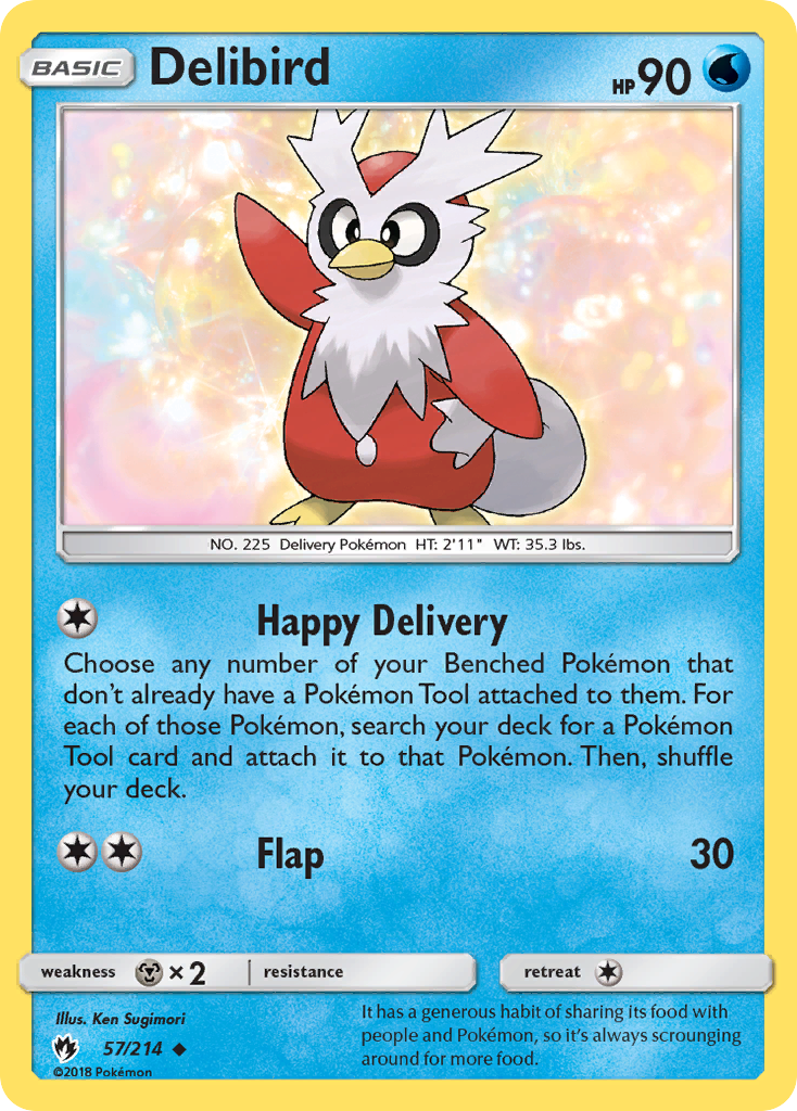 Delibird (57/214) [Sun & Moon: Lost Thunder] | Fandemonia Ltd