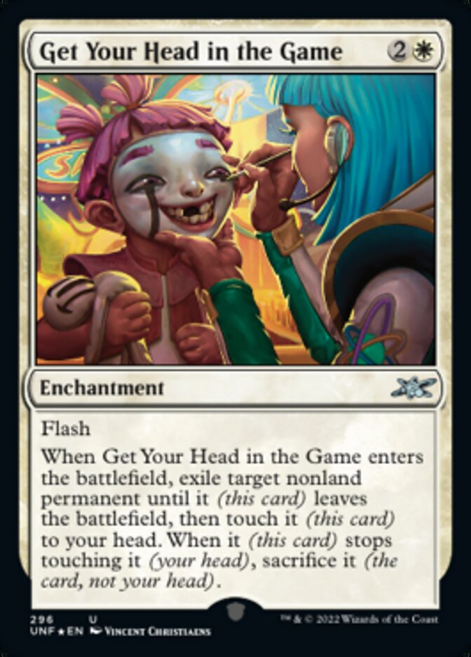 Get Your Head in the Game (Galaxy Foil) [Unfinity] | Fandemonia Ltd