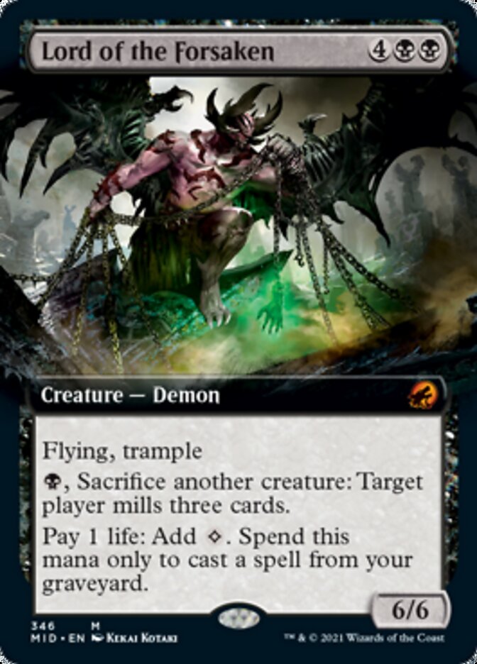 Lord of the Forsaken (Extended Art) [Innistrad: Midnight Hunt] | Fandemonia Ltd