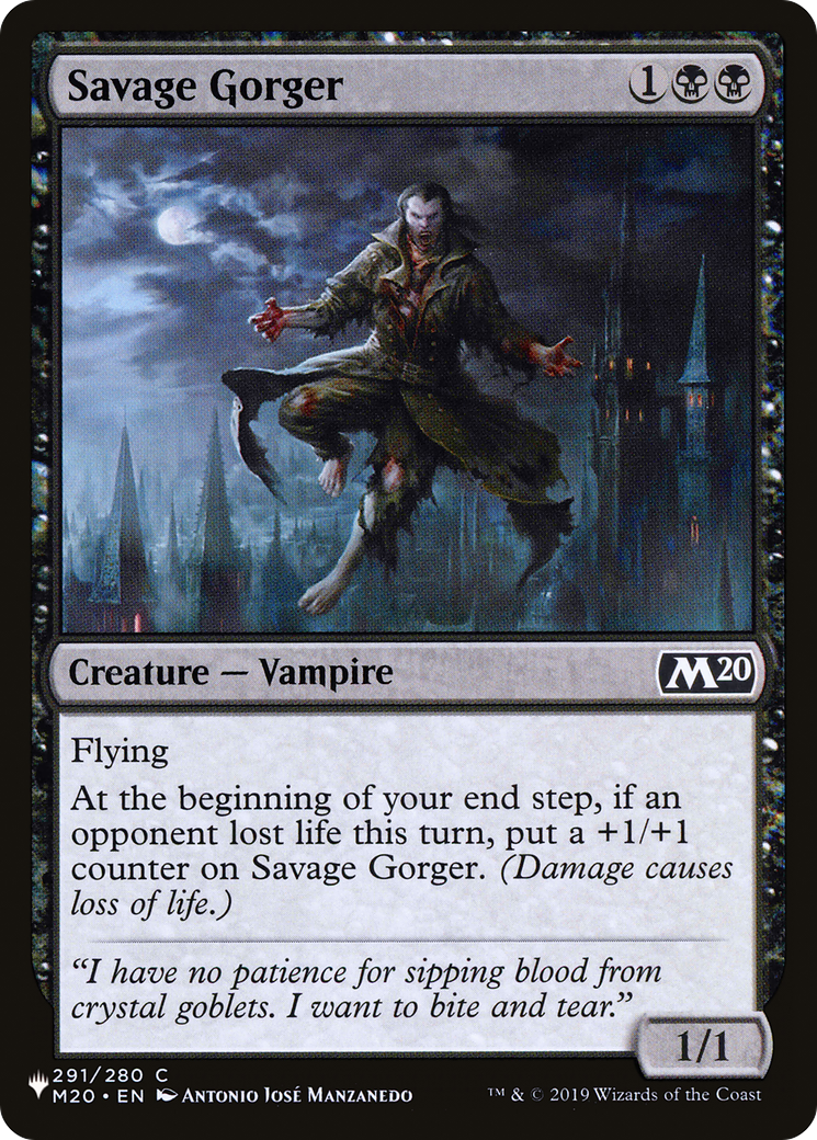 Savage Gorger [The List] | Fandemonia Ltd