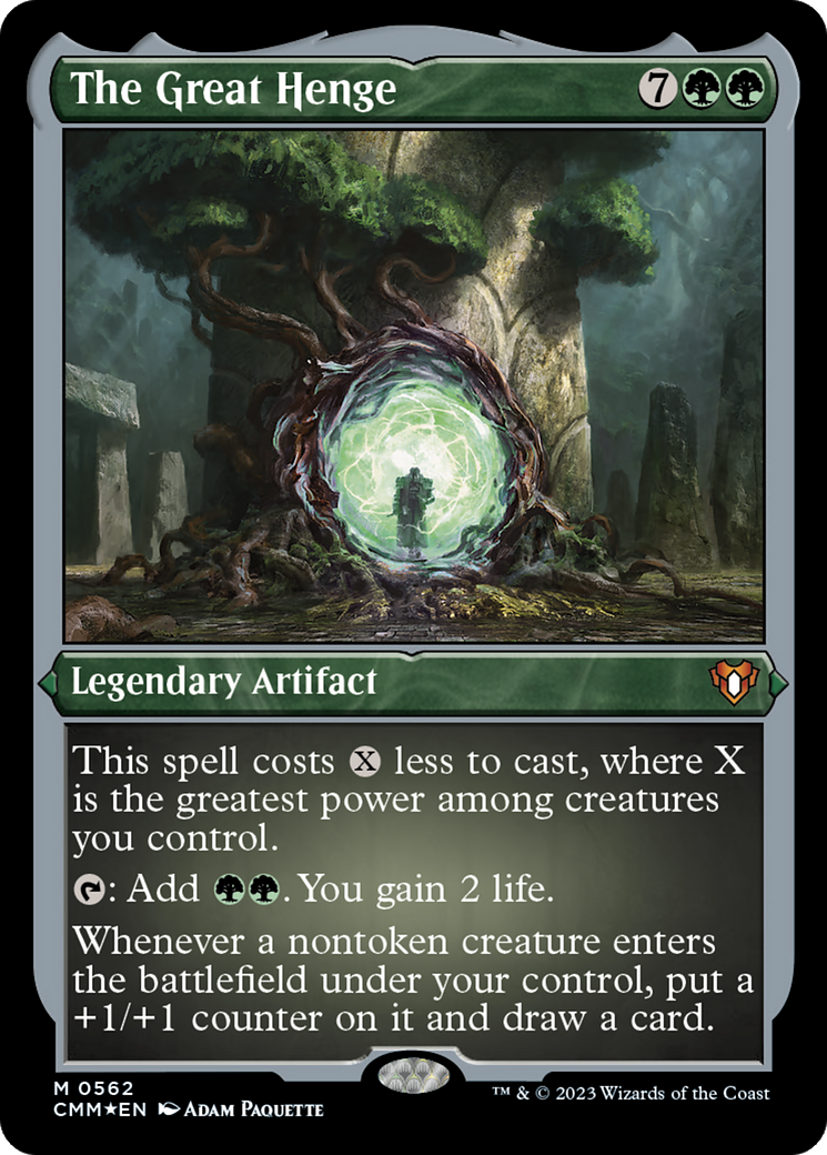 The Great Henge (Foil Etched) [Commander Masters] | Fandemonia Ltd