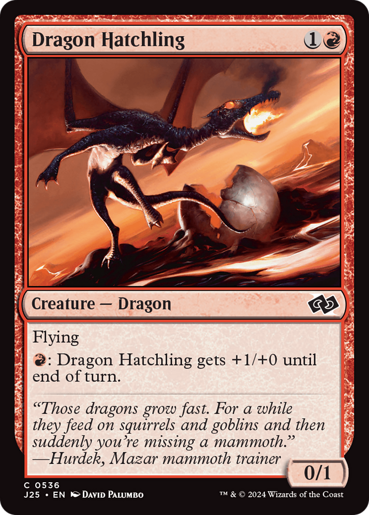 Dragon Hatchling [Foundations Jumpstart] | Fandemonia Ltd