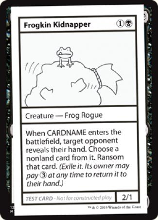 Frogkin Kidnapper (2021 Edition) [Mystery Booster Playtest Cards] | Fandemonia Ltd