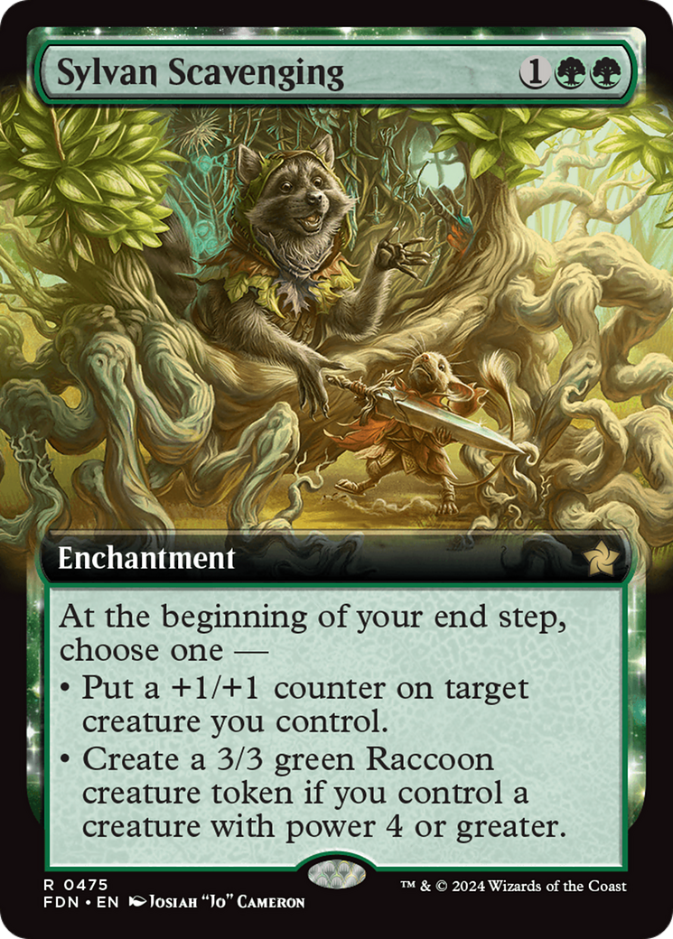 Sylvan Scavenging (Extended Art) [Foundations] | Fandemonia Ltd