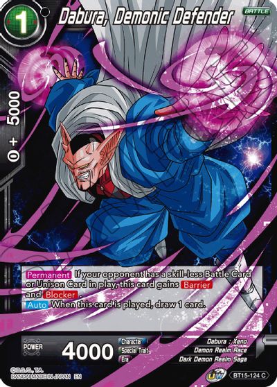 Dabura, Demonic Defender (BT15-124) [Saiyan Showdown] | Fandemonia Ltd