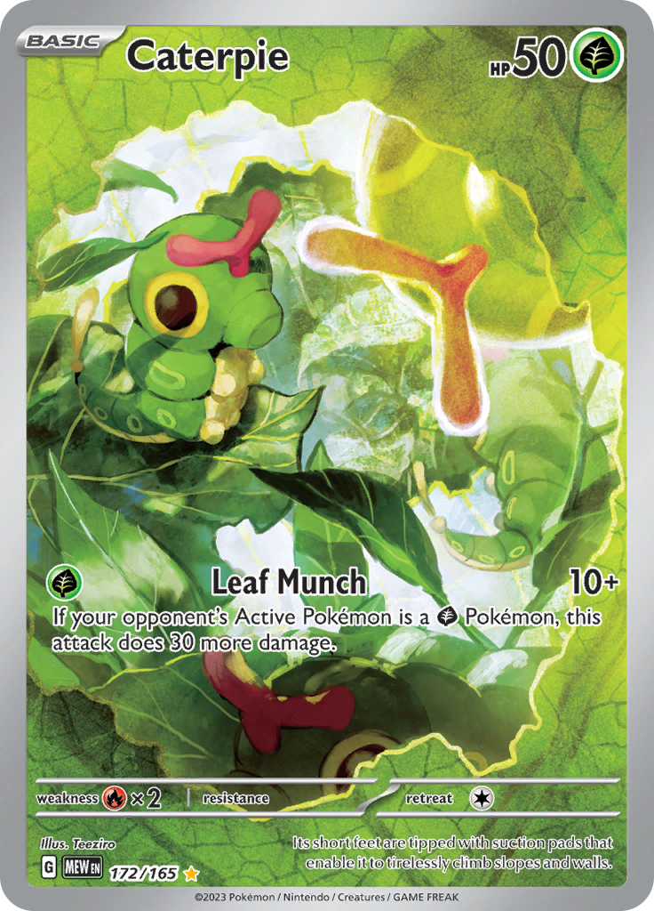 Caterpie (172/165) [Scarlet & Violet 151] | Fandemonia Ltd