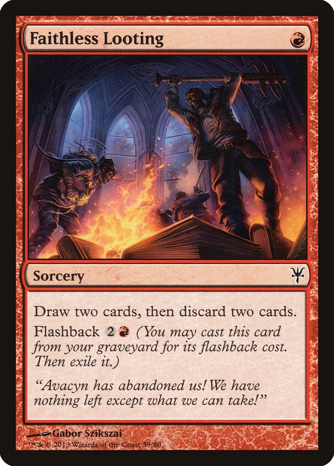 Faithless Looting [Duel Decks: Sorin vs. Tibalt] | Fandemonia Ltd