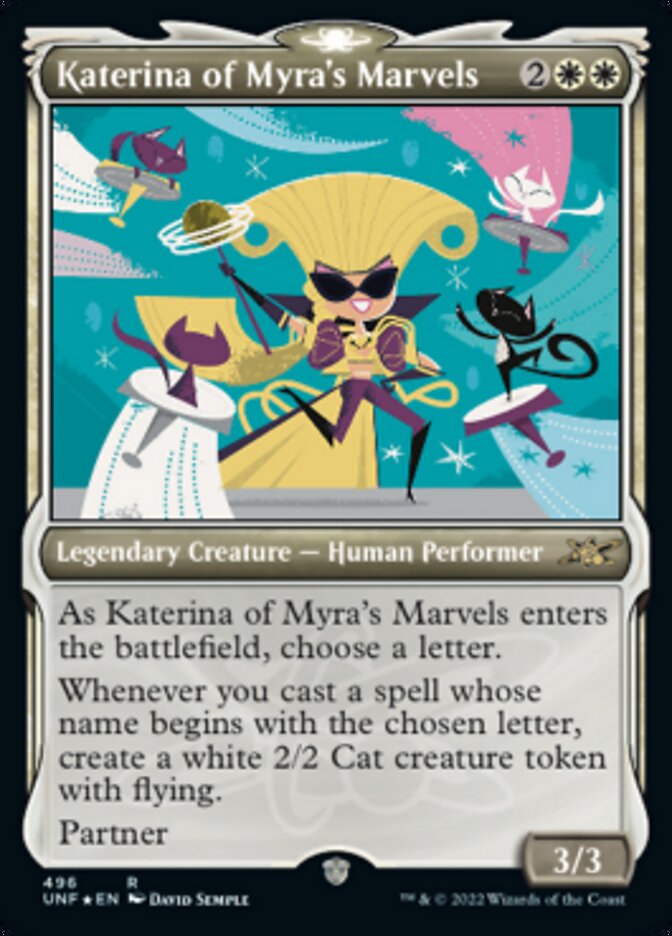 Katerina of Myra's Marvels (Showcase) (Galaxy Foil) [Unfinity] | Fandemonia Ltd