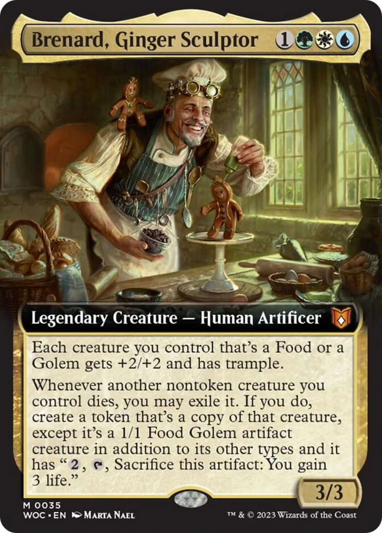 Brenard, Ginger Sculptor (Extended Art) [Wilds of Eldraine Commander] | Fandemonia Ltd