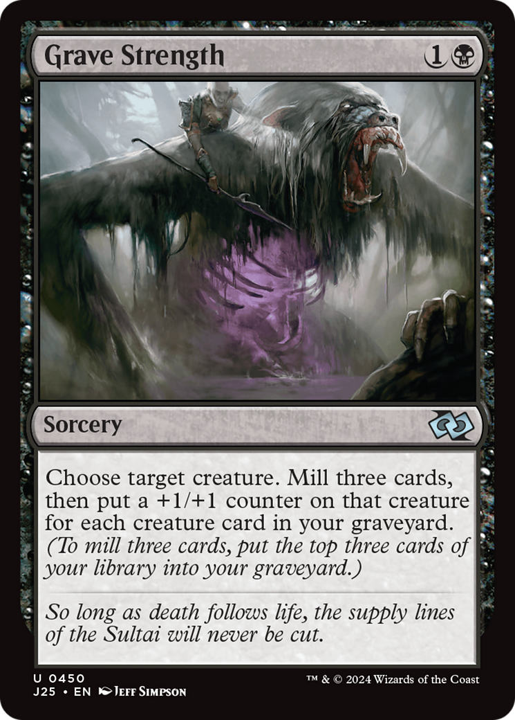 Grave Strength [Foundations Jumpstart] | Fandemonia Ltd