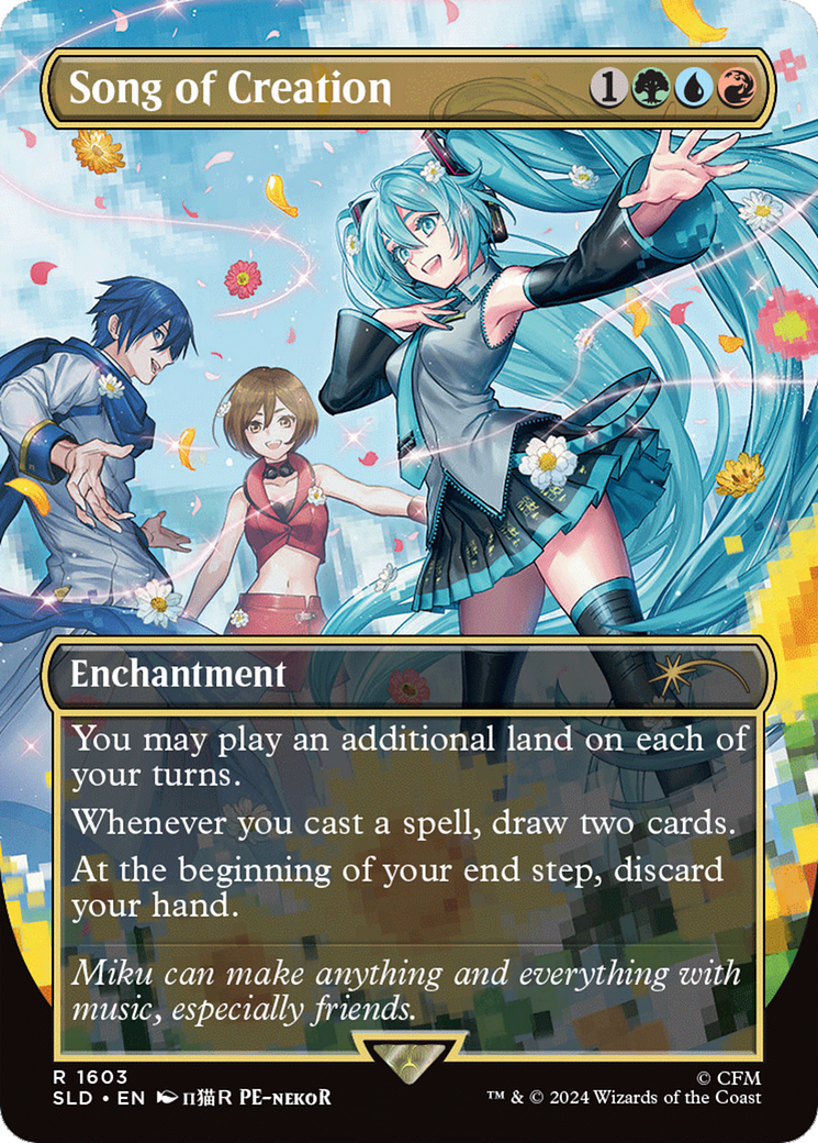 Song of Creation (Rainbow Foil) [Secret Lair Drop Series] | Fandemonia Ltd