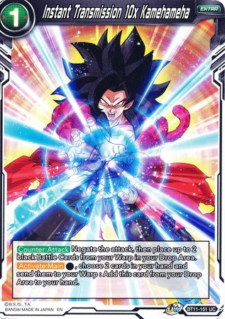 Instant Transmission 10x Kamehameha (BT11-151) [Vermilion Bloodline] | Fandemonia Ltd