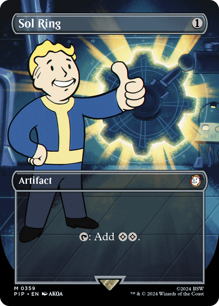 Sol Ring (Borderless) [Fallout] | Fandemonia Ltd