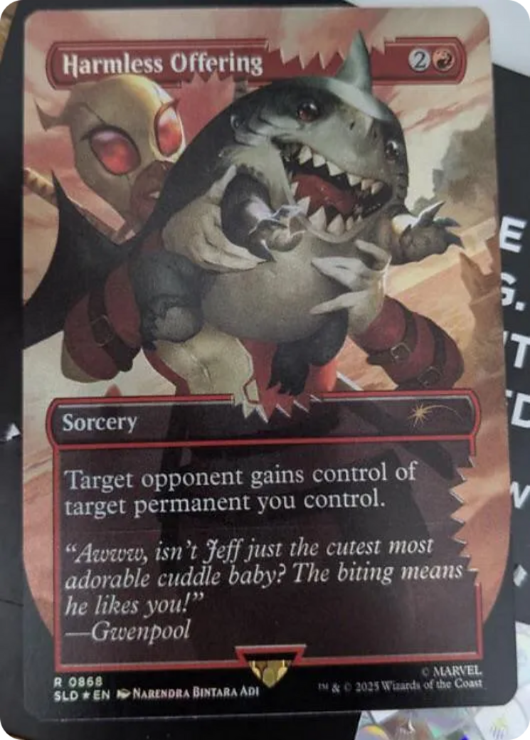 Harmless Offering (Rainbow Foil) [Secret Lair Drop Series] | Fandemonia Ltd