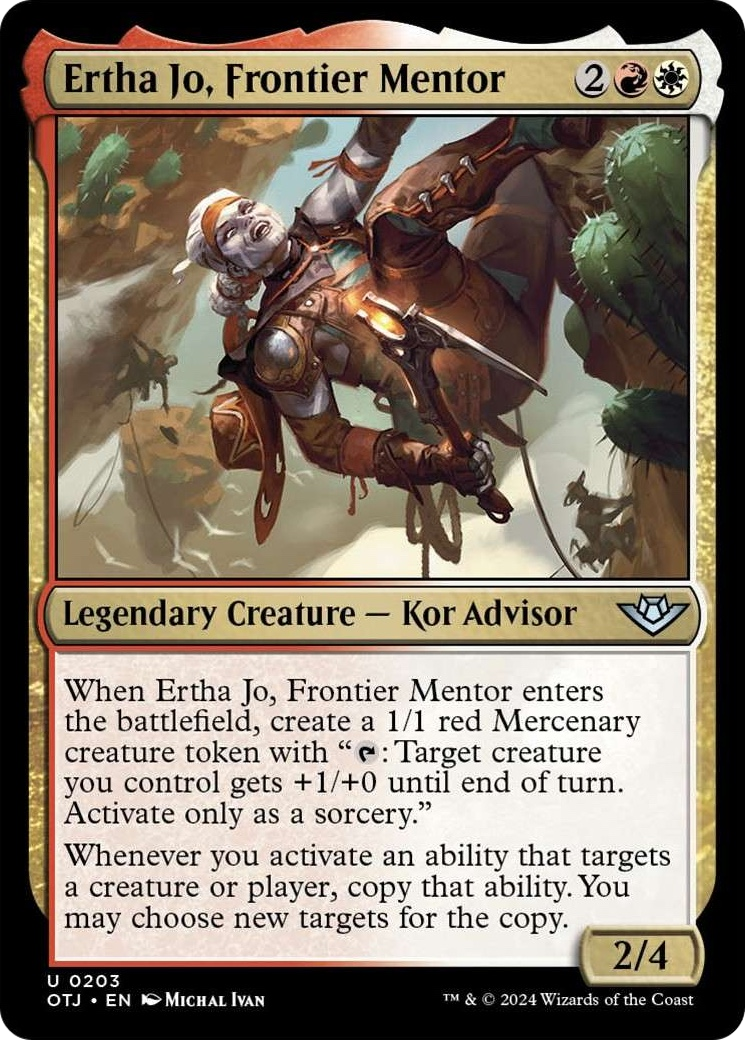 Ertha Jo, Frontier Mentor [Outlaws of Thunder Junction] | Fandemonia Ltd