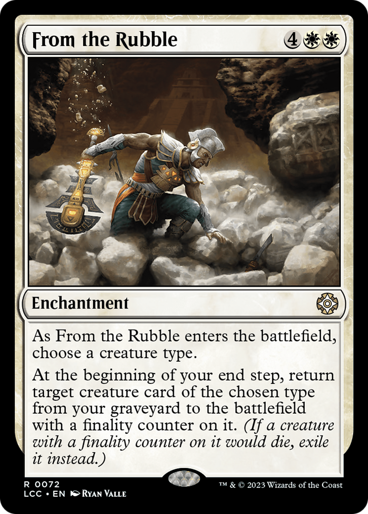 From the Rubble [The Lost Caverns of Ixalan Commander] | Fandemonia Ltd