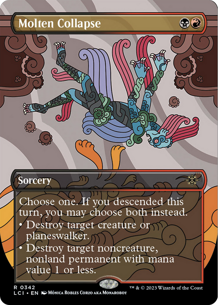 Molten Collapse (Borderless) [The Lost Caverns of Ixalan] | Fandemonia Ltd