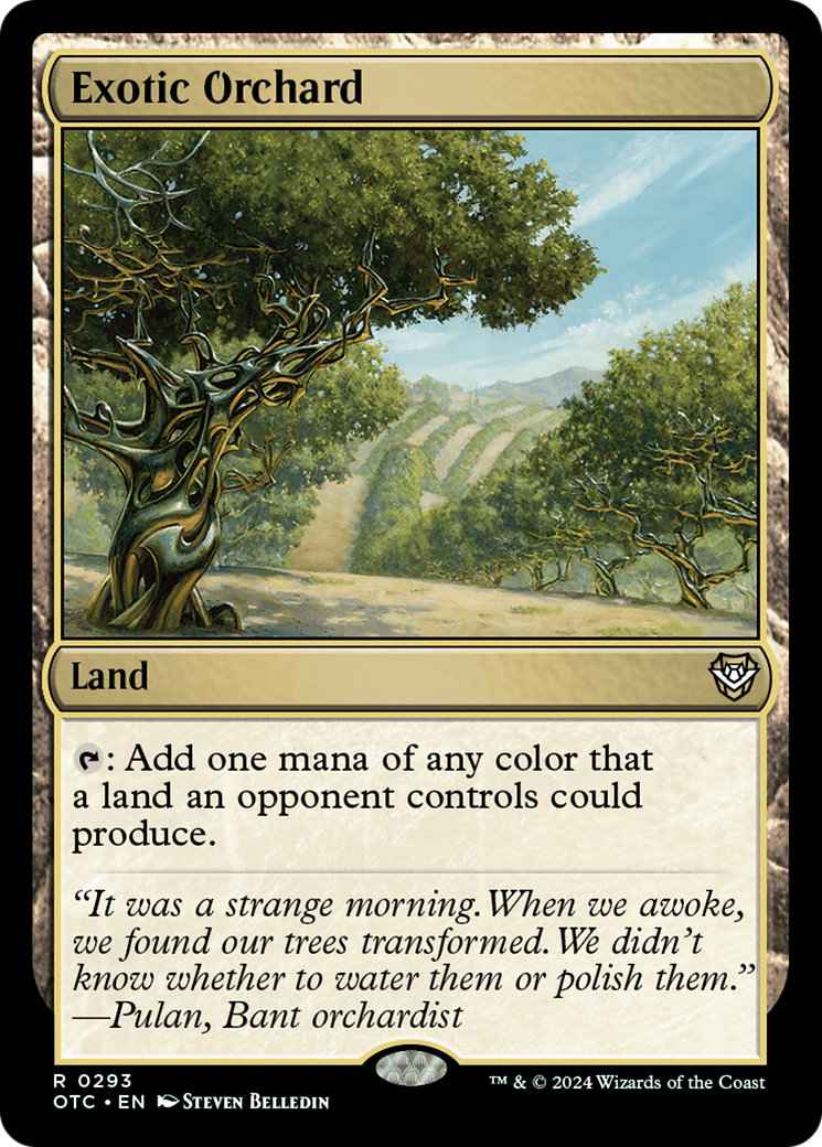 Exotic Orchard [Outlaws of Thunder Junction Commander] | Fandemonia Ltd