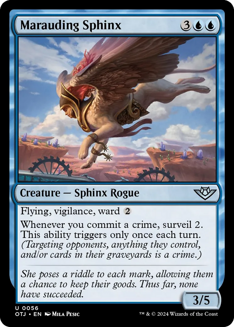 Marauding Sphinx [Outlaws of Thunder Junction] | Fandemonia Ltd