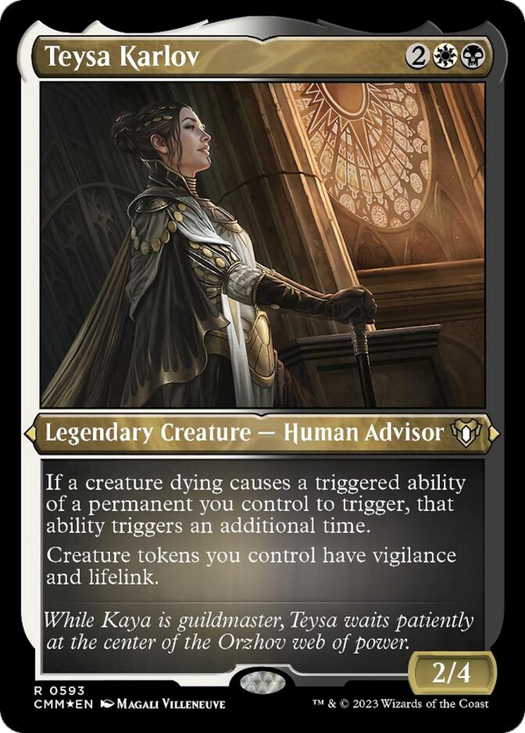Teysa Karlov (Foil Etched) [Commander Masters] | Fandemonia Ltd