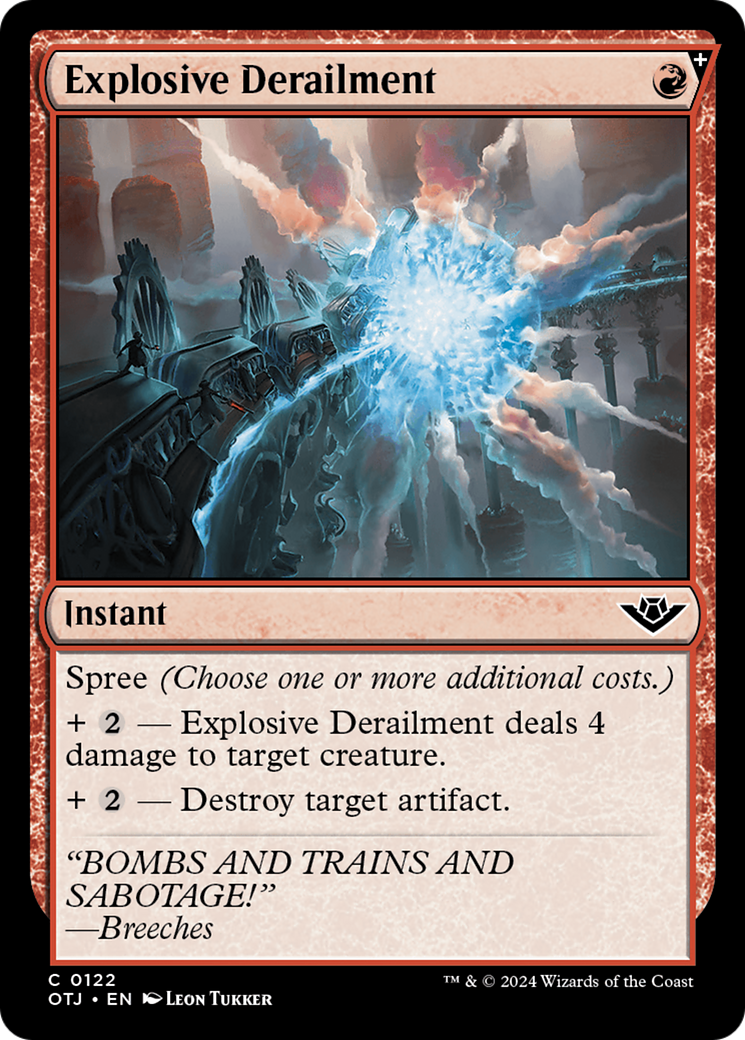 Explosive Derailment [Outlaws of Thunder Junction] | Fandemonia Ltd