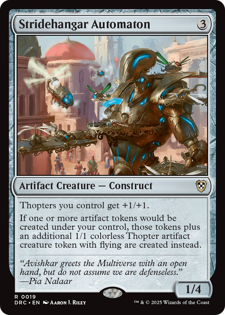 Stridehangar Automaton [Aetherdrift Commander] | Fandemonia Ltd