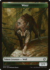 Wolf // Mordenkainen Emblem Double-Sided Token [Dungeons & Dragons: Adventures in the Forgotten Realms Tokens] | Fandemonia Ltd