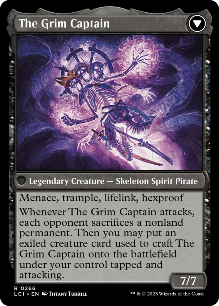 Throne of the Grim Captain // The Grim Captain [The Lost Caverns of Ixalan] | Fandemonia Ltd