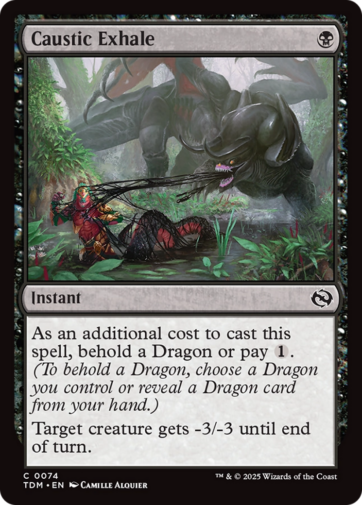 Caustic Exhale [Tarkir: Dragonstorm] | Fandemonia Ltd