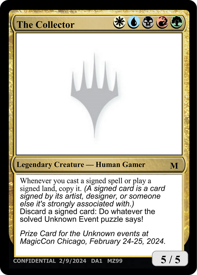 The Collector [Unknown Event] | Fandemonia Ltd