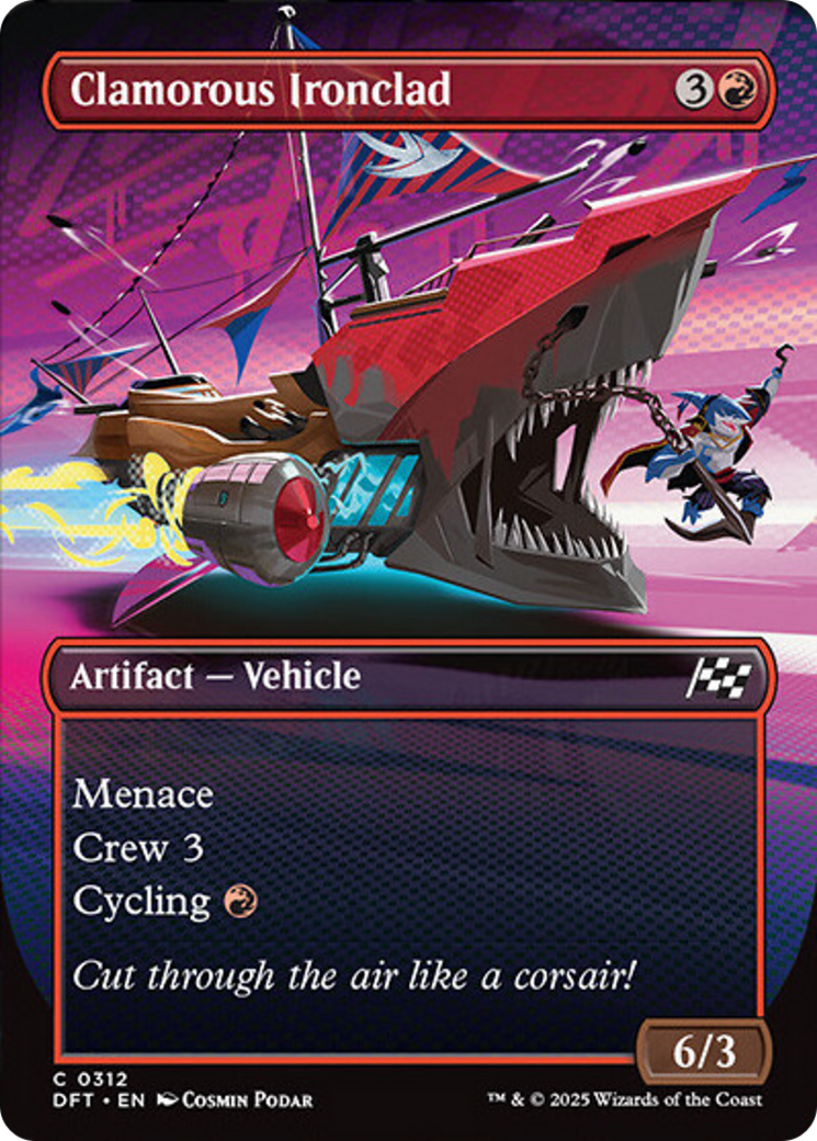 Clamorous Ironclad (Borderless) [Aetherdrift] | Fandemonia Ltd