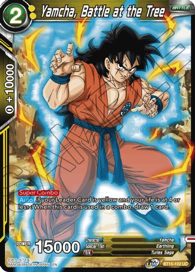 Yamcha, Battle at the Tree (BT15-102) [Saiyan Showdown] | Fandemonia Ltd