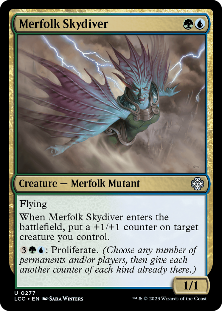Merfolk Skydiver [The Lost Caverns of Ixalan Commander] | Fandemonia Ltd